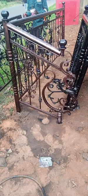 Rot Iron and Stainless Handrails