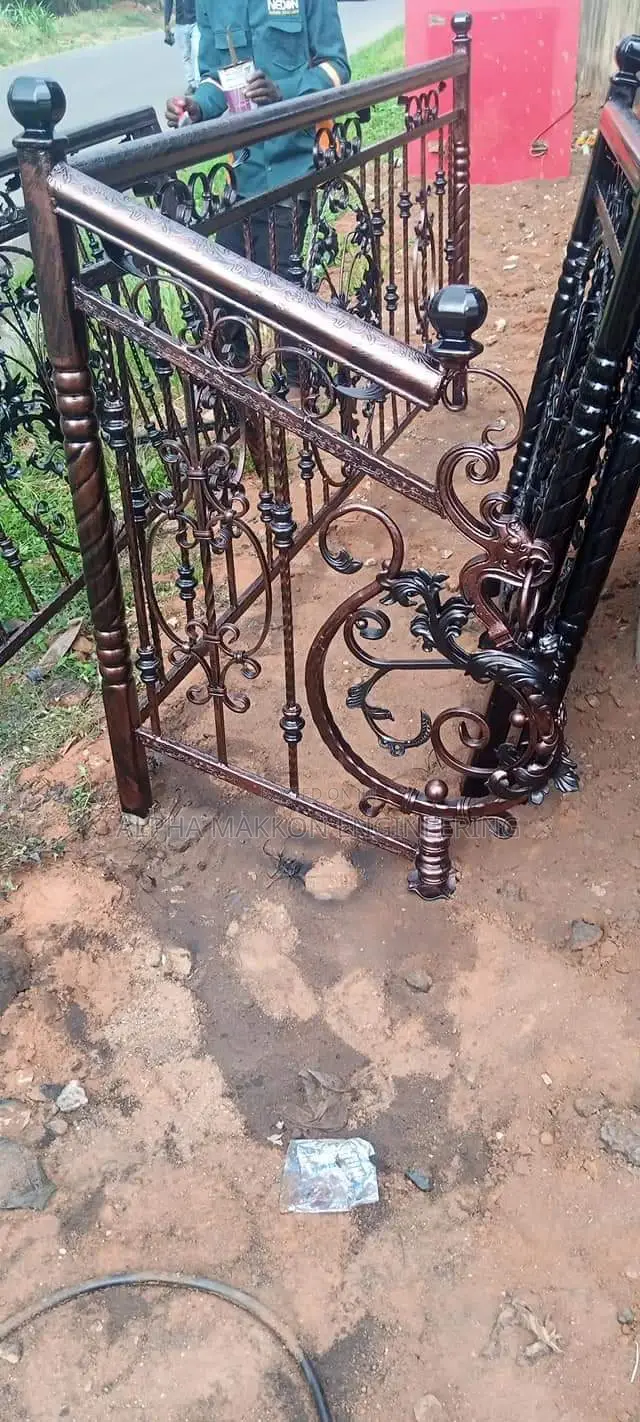 Rot Iron and Stainless Handrails