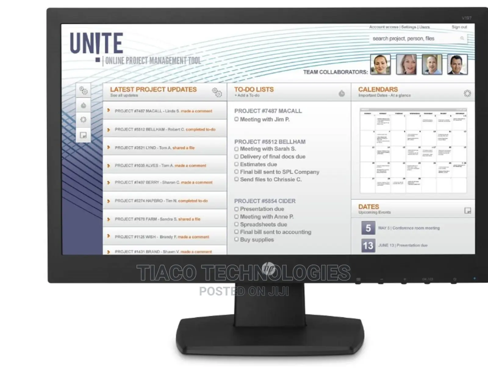 HP V197 18.5 Inch LED Monitor