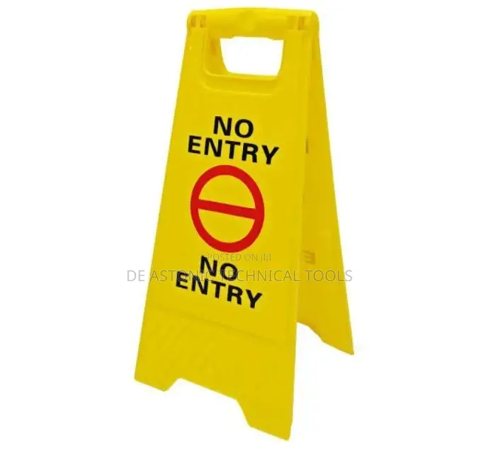 No Entry Warning Signs