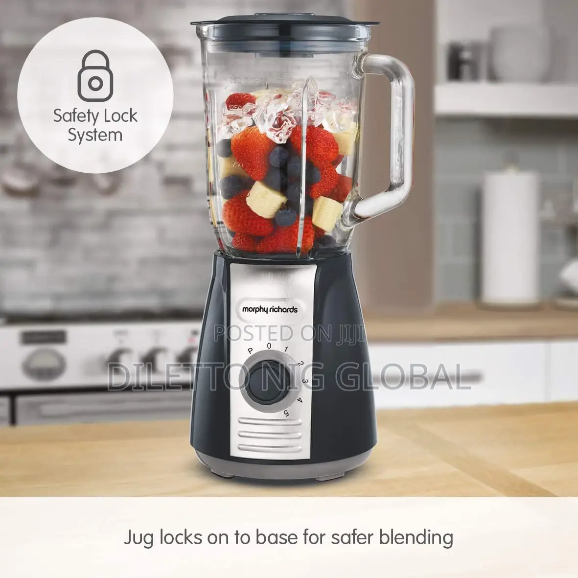 Morphy Richards Jug Blender With Ice Crusher Blades