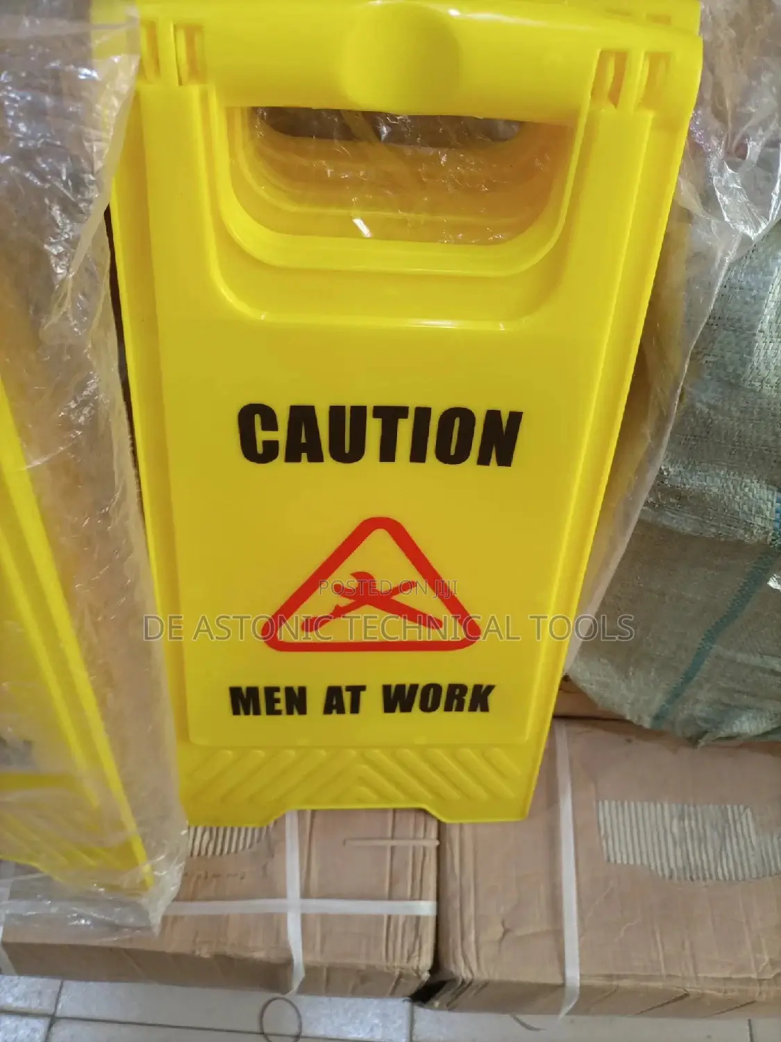Caution Men At Work Safety Sign