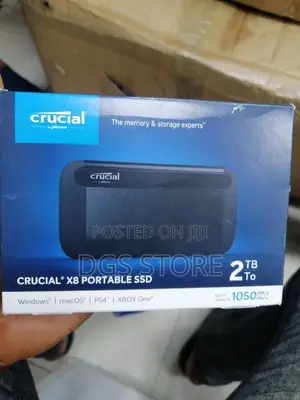 Crucial X8 SSD Portable 2tb 1050mb