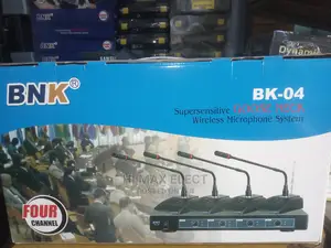 BNK 4 in 1 Conference Mic - Wireless Microphone - Bk-04