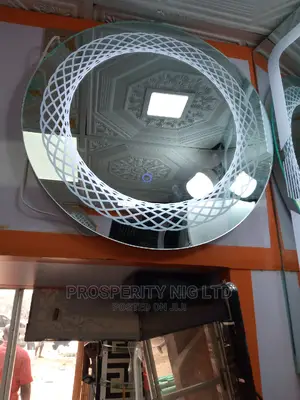 Round LED Mirror With Light