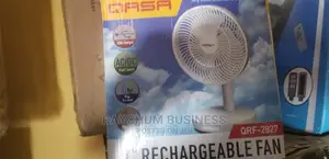 Qasa Table Top Rechargeable Makeup Fan 7inches