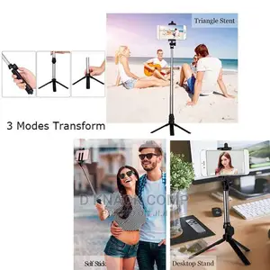 Handheld Cellphone Tripod Extendable Selfie Wireless BT