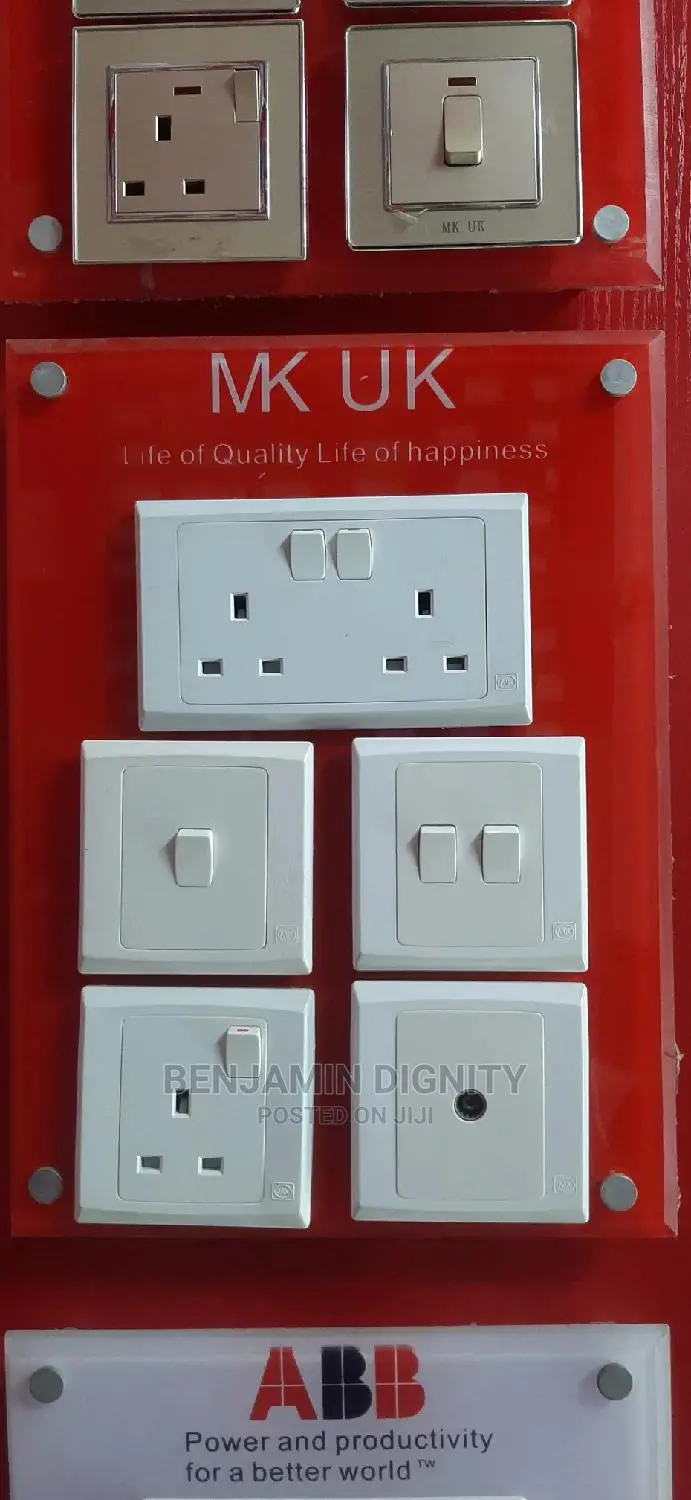 High Quality UK Standard Switches Sockets