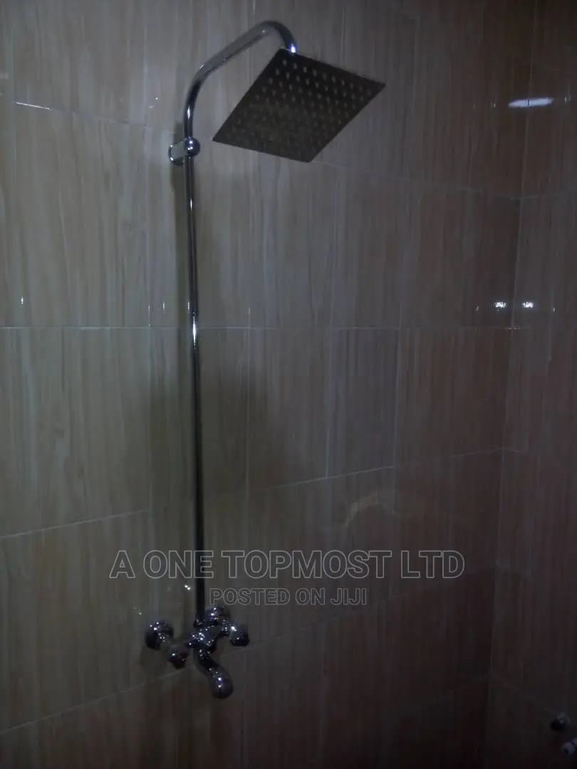 Chrome Standing Shower