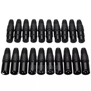 Original 20pcs 3pin XLR Male to Female Mic Extension