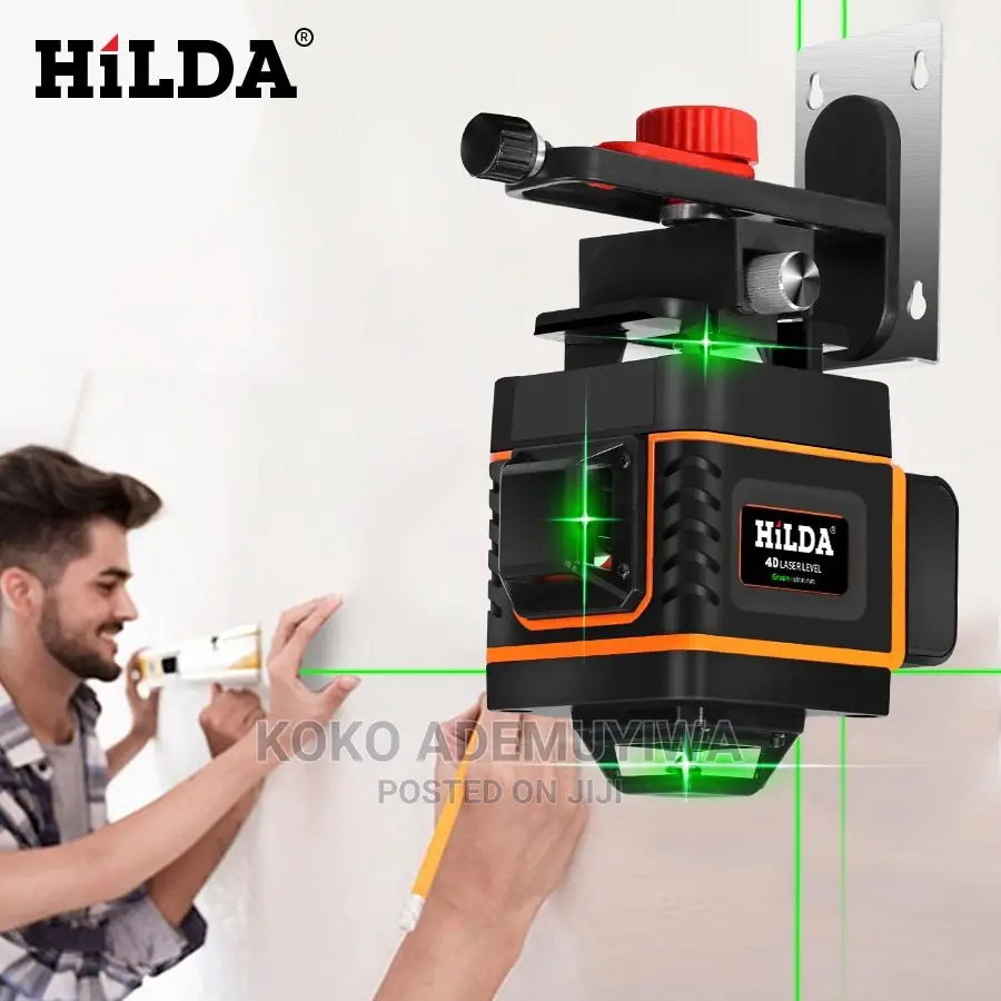 HILDA 16 Lines 4D Green Laser Level Level Self-Leveling