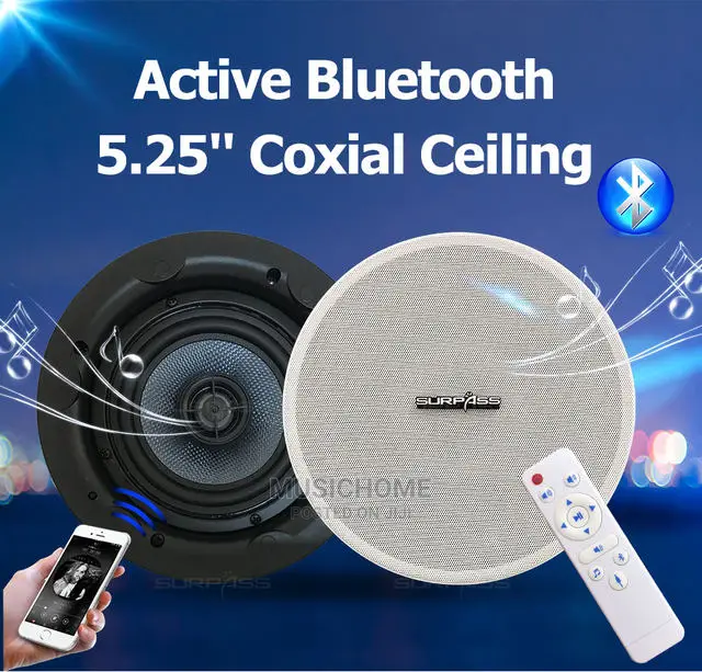 Active Ceiling Speaker With Remote Control, USB
