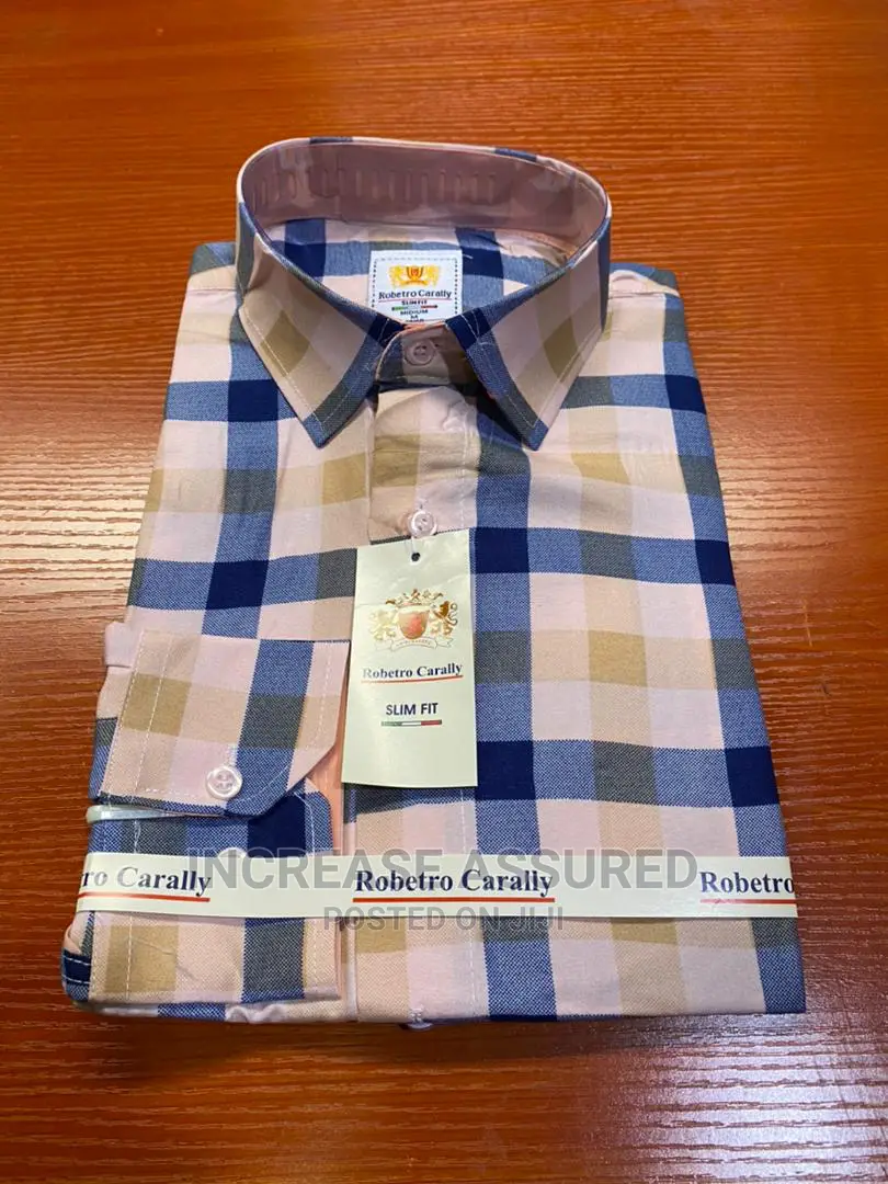 Quality and Fitted Checkers Long Sleeves Shirt
