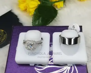 925 Sterling Silver Wedding Set