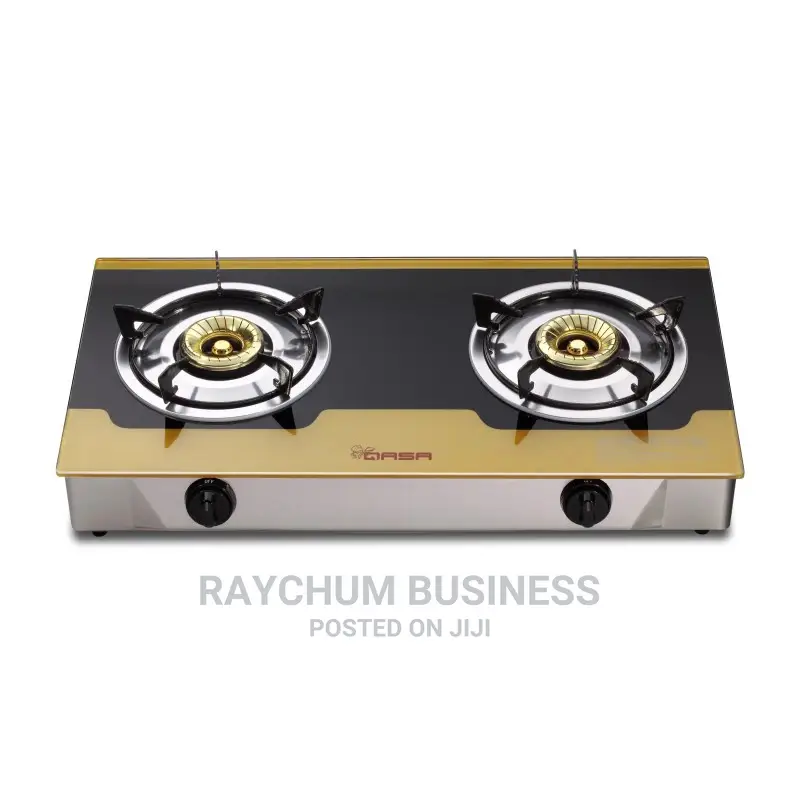 Qasa Glas Top Gas Cooker 2burner