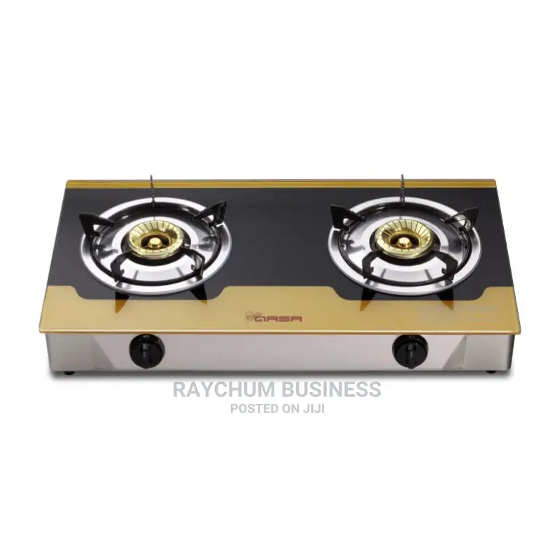 Qasa Glas Top Gas Cooker 2burner