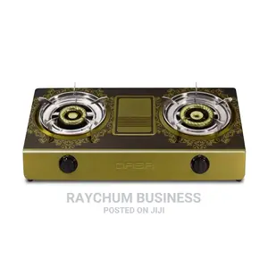 Qasa Stainless Gold 2burner Gas