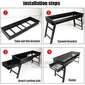 Portable 10 in 1 Barbecue Grill Table