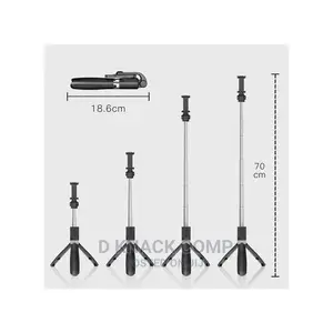 3in1 Wireless Bluetooth Selfie Stick Foldable With Remote