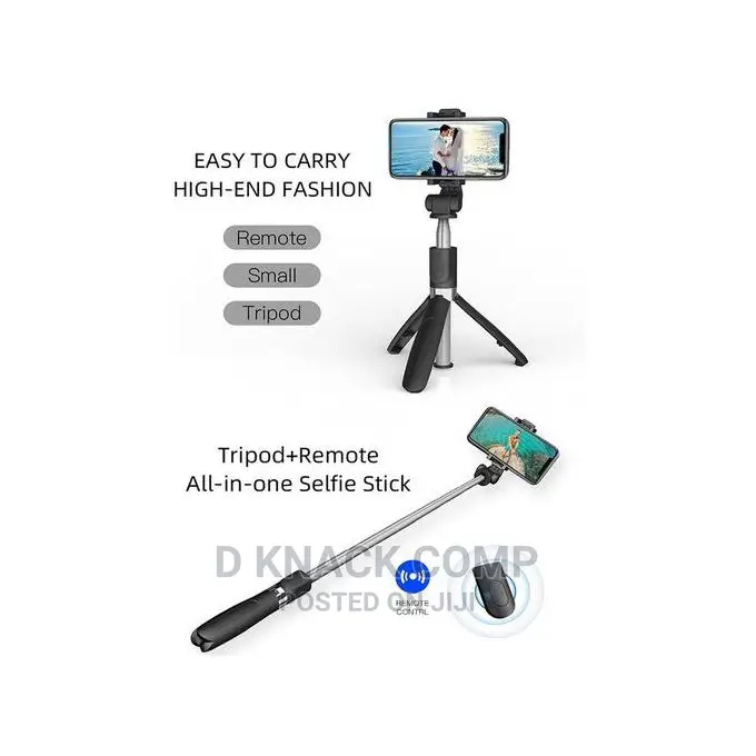 3in1 Wireless Bluetooth Selfie Stick Foldable With Remote