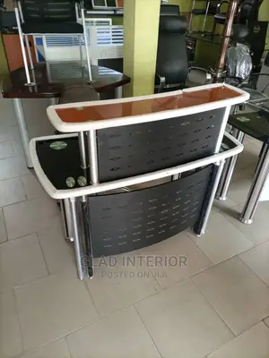 1.2meter Reception Glass Table