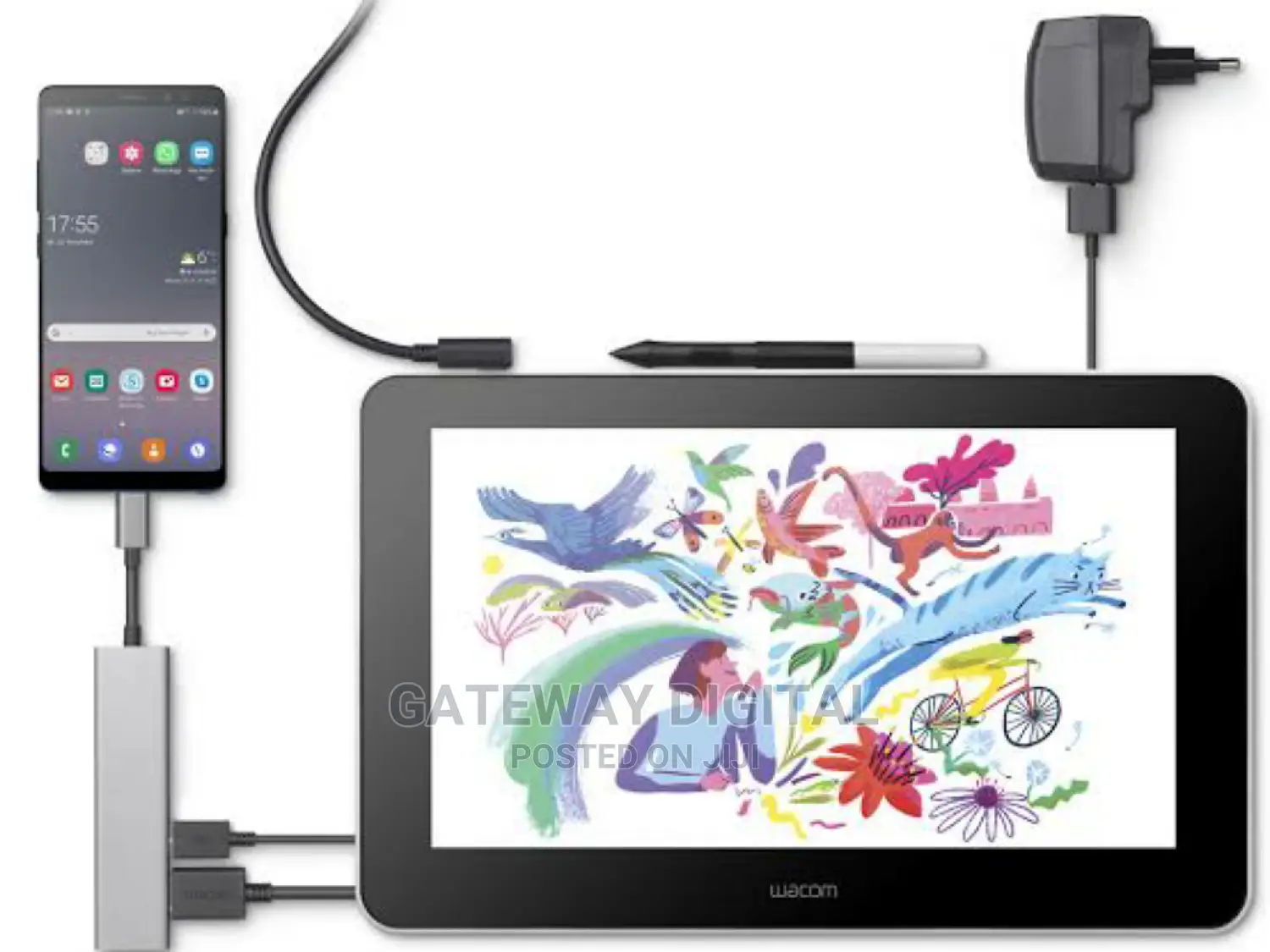 Wacom One Digital Drawing Device With Screen 13.3