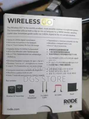 Rode Wireless Go Compact Microphone System