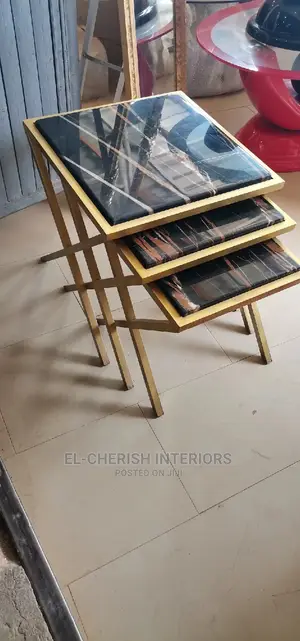 Gold Side Stools