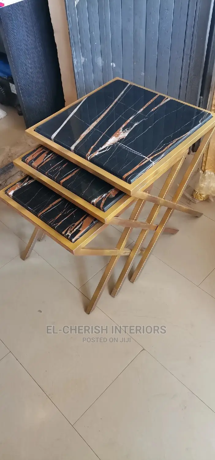 Gold Side Stools