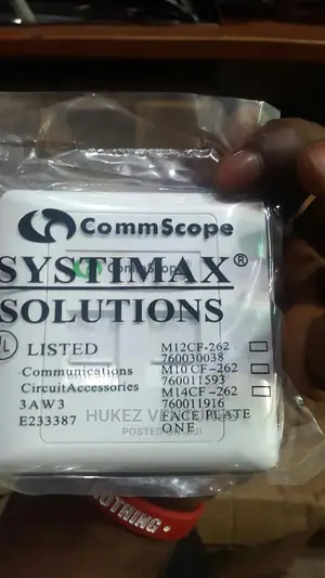 Commscope/Systimax Double Face Plate