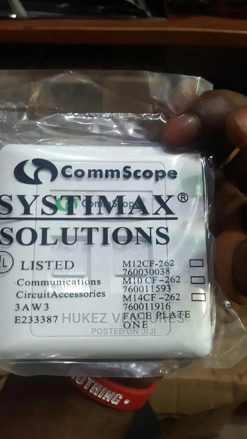 Commscope/Systimax Double Face Plate