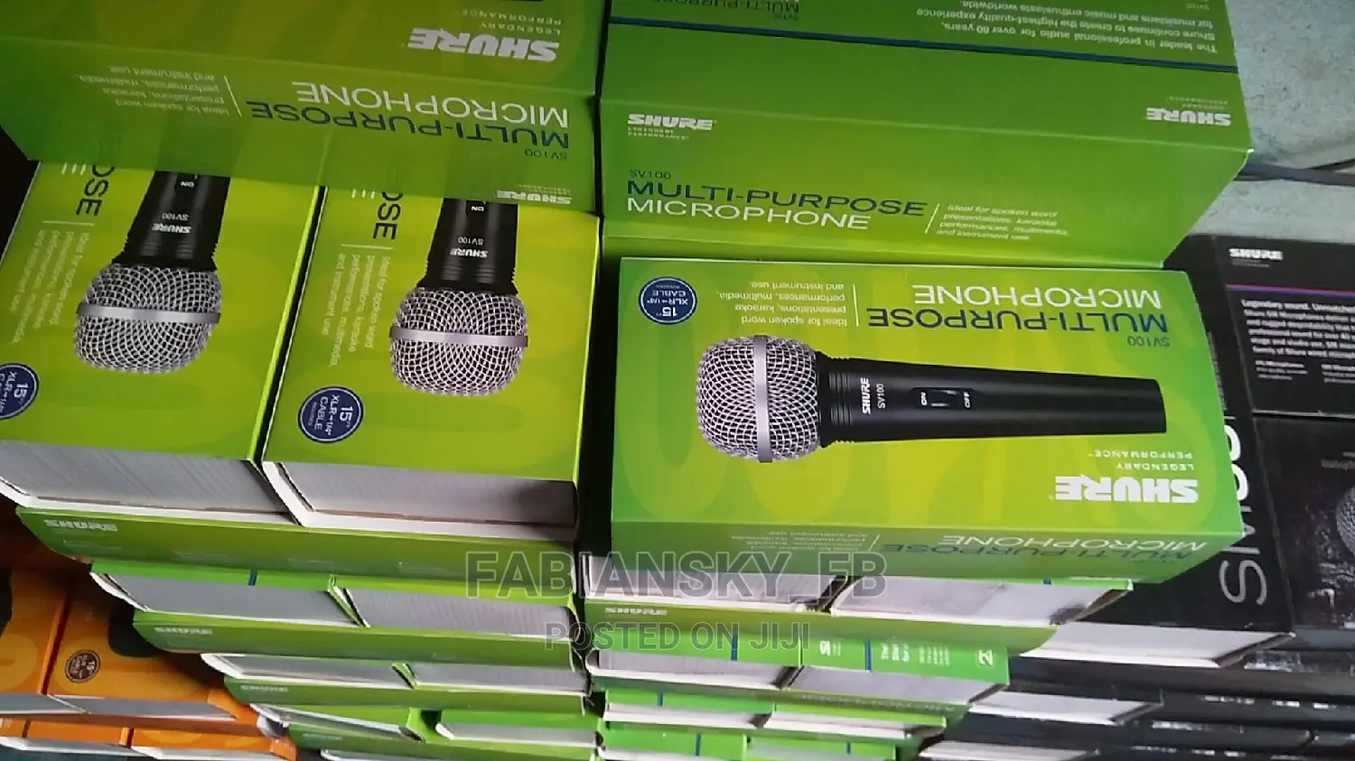 Wired Shure Microphone Model