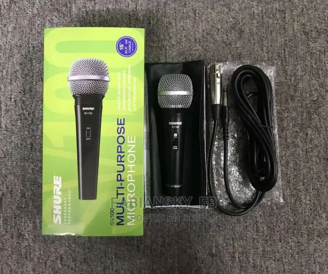 Wired Shure Microphone Model