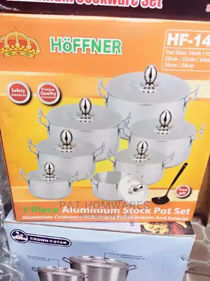 Hoffner Aluminum Cookware Pot Set