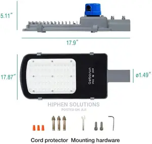 LED Solar-Powered Outdoor Security Light With Motion Sensor