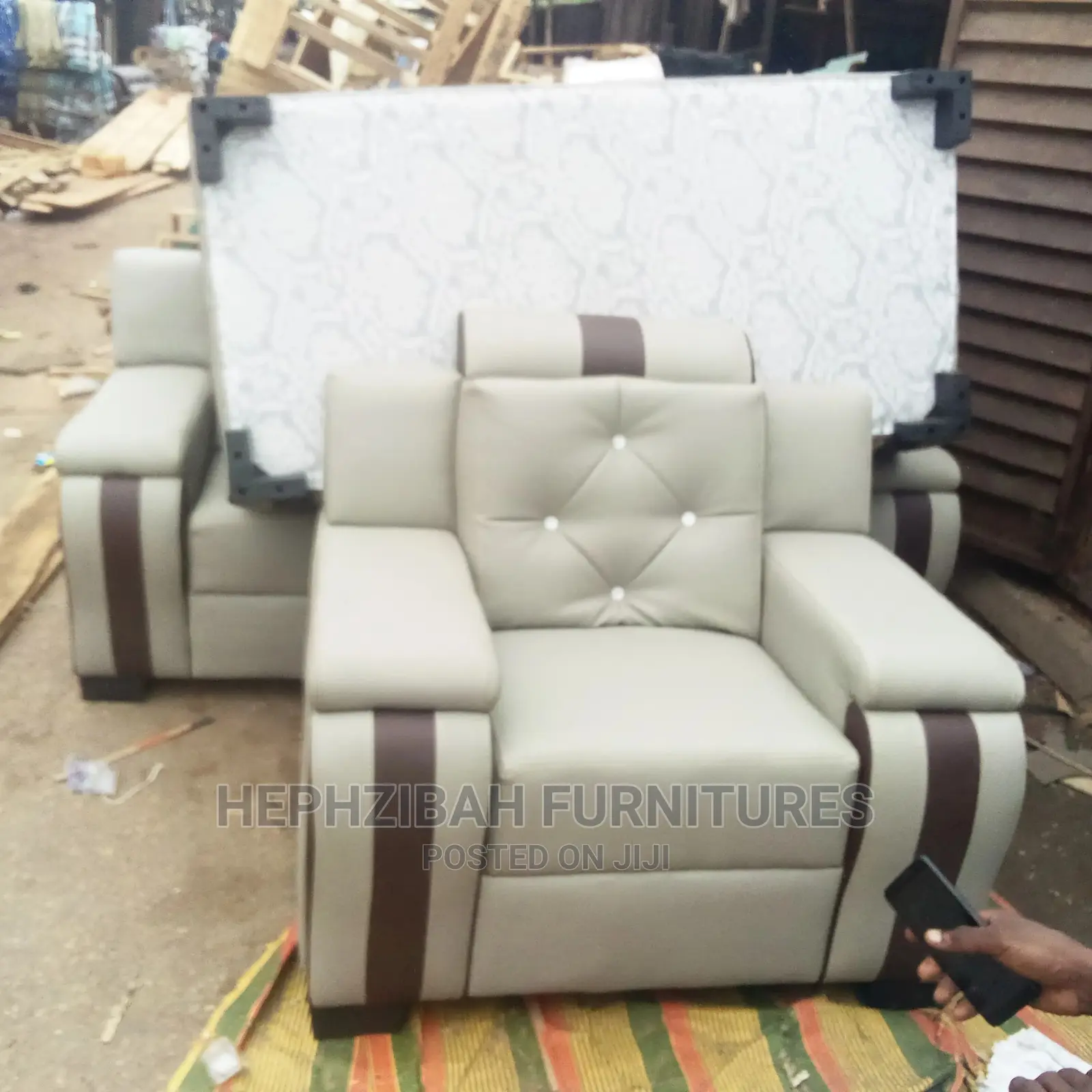 7 Seater Modern Leather Sofa