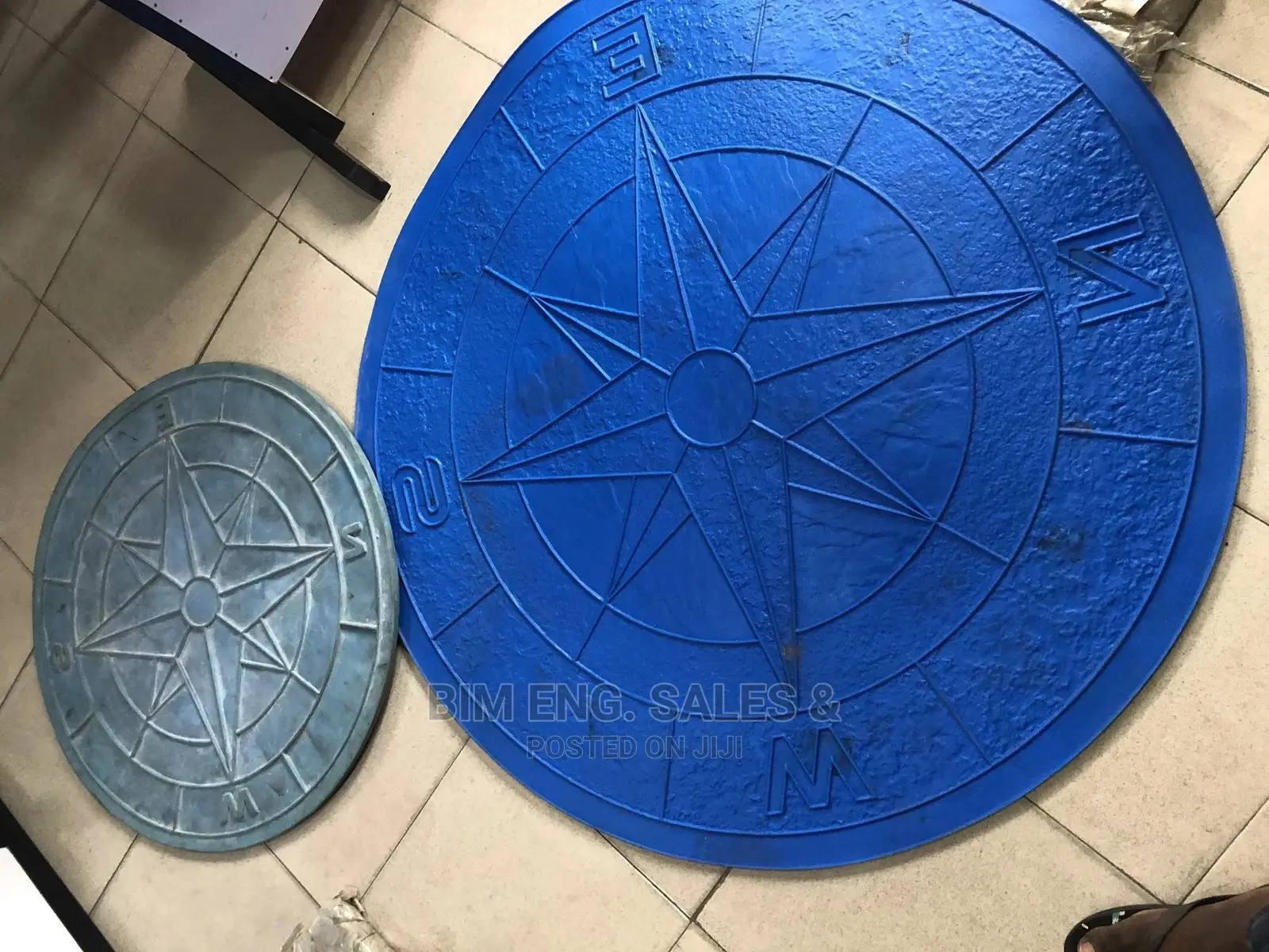 Rosette Round Circle Mart Compass Medallion Mold