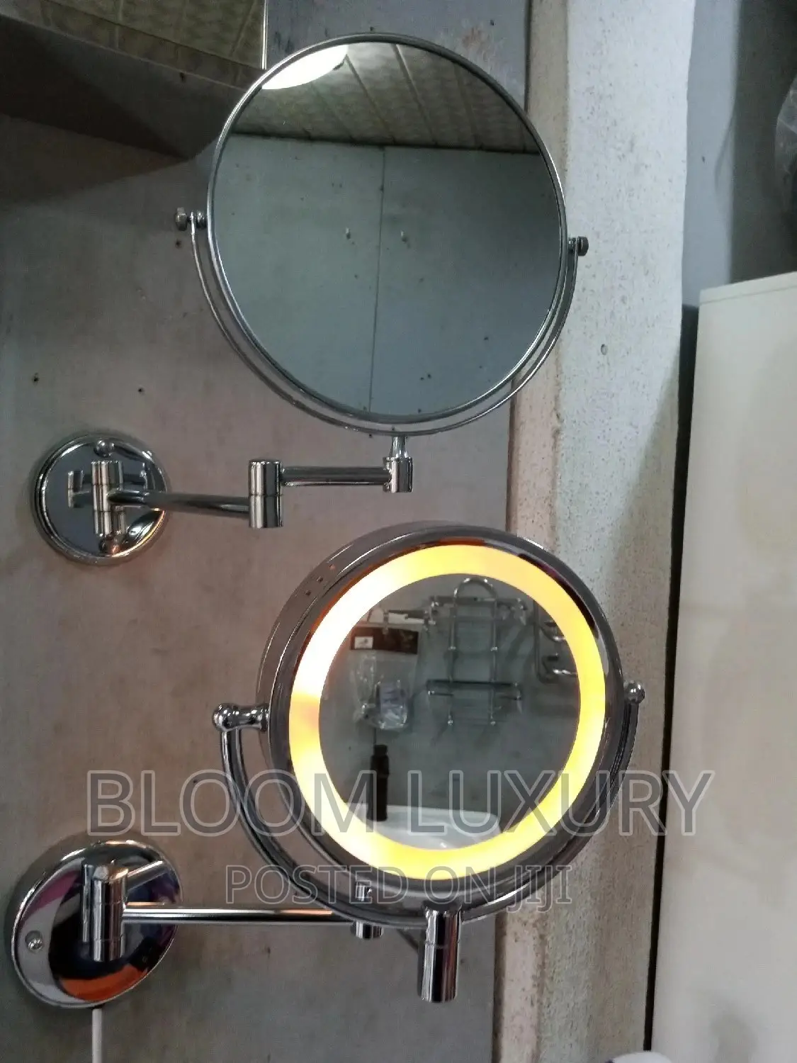 Magnifyingled Shelving Mirrors
