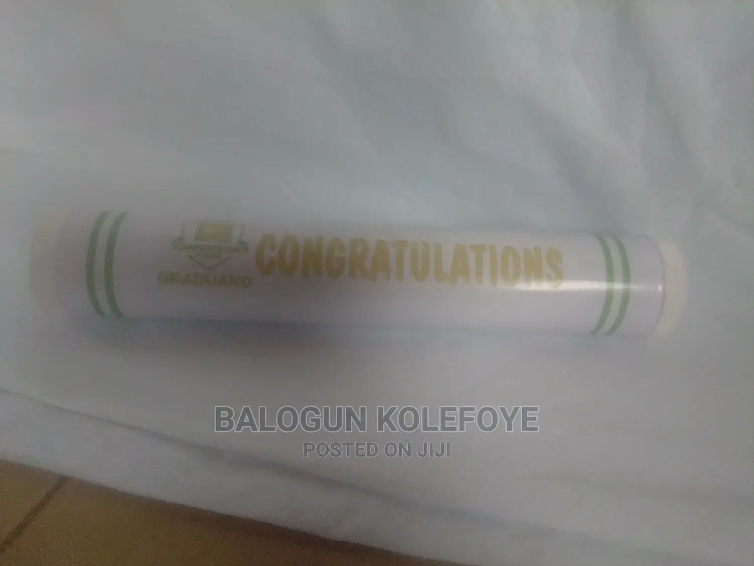 Customised Certificate Scroll for Graduands