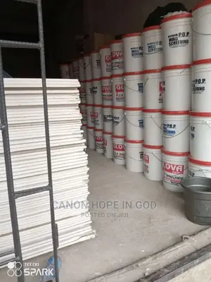 Plaster Boards, Glova Paint and Cement Boards