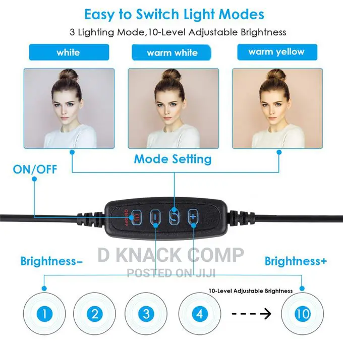 10inchs LED Selfie Ring Light Camera Phone