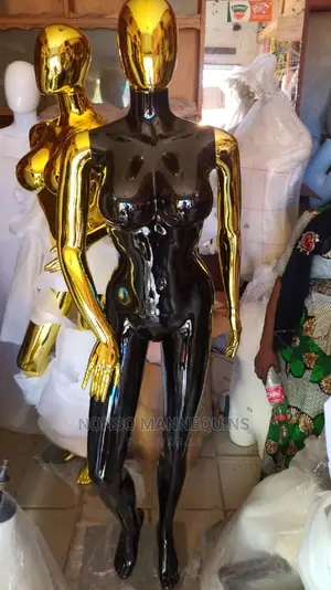 Gold and Black Big Breast Uk Size 12 Female Mannequins