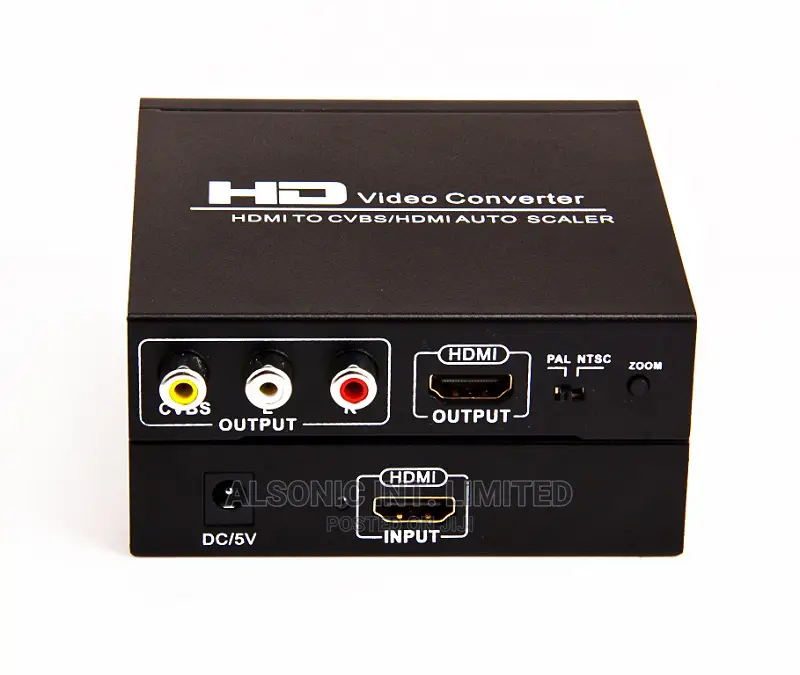 HDMI to HDMI +Av CVBS Rca Converter