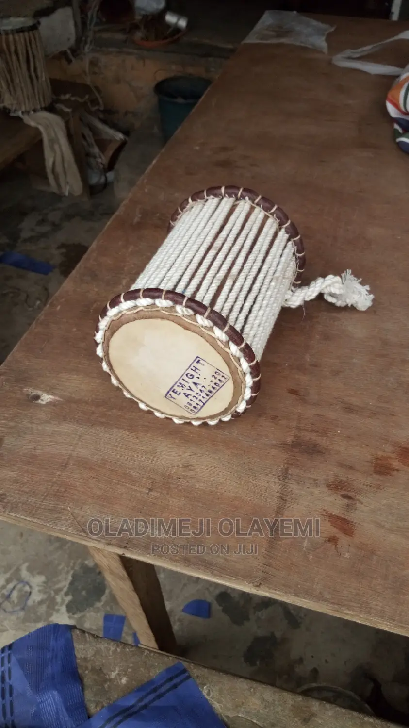 Omele Front Smallest Talking Drum