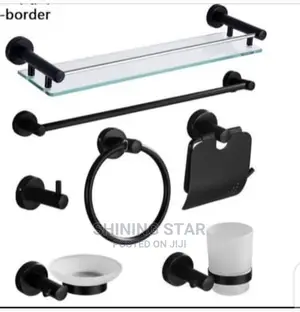 Complete Set of Black Accessories