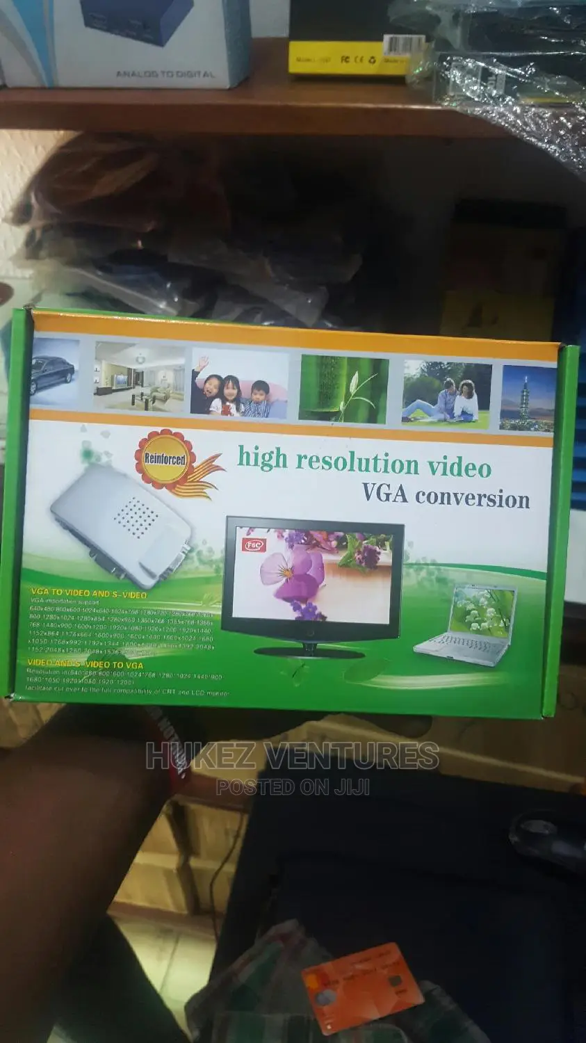 Video Audio (AV) to Vga Converter