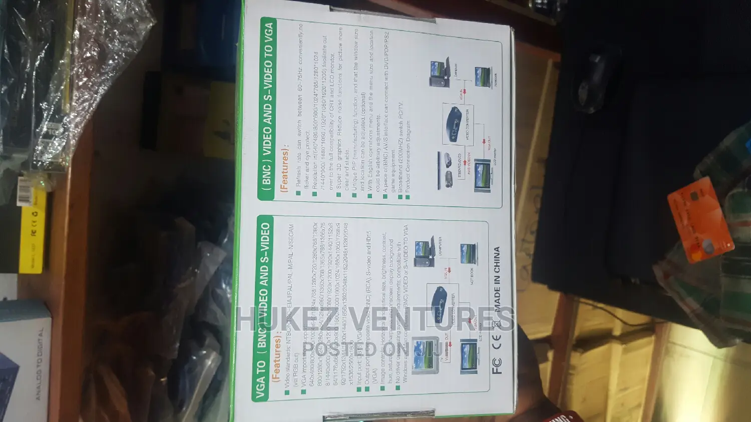 Video Audio (AV) to Vga Converter