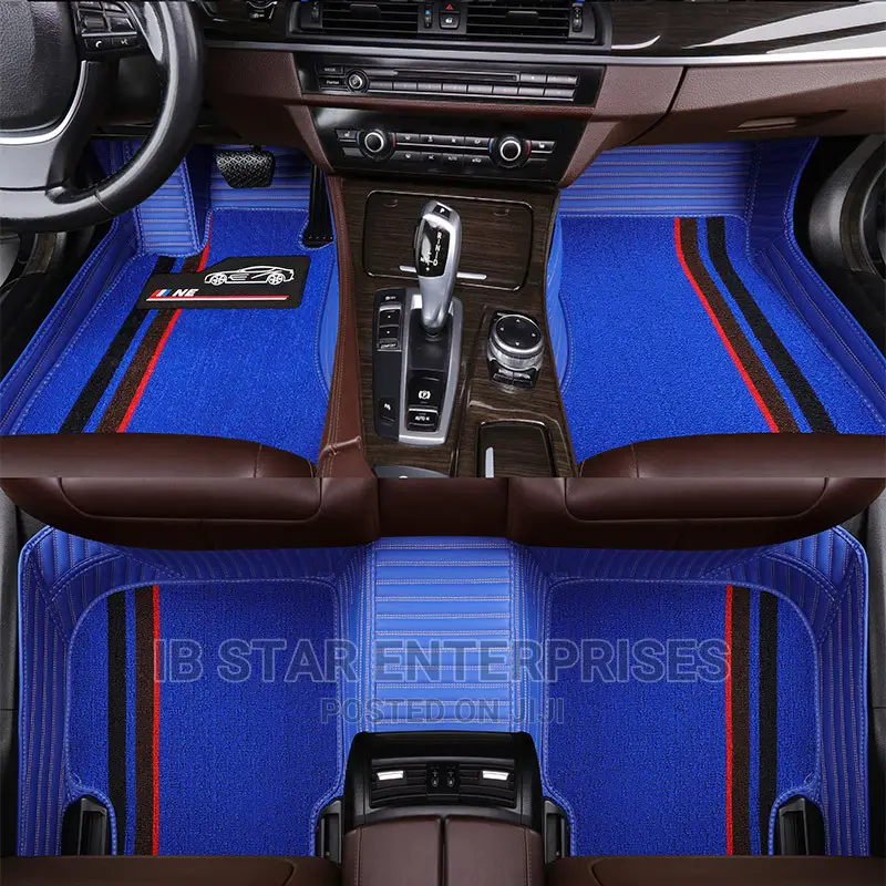 Blue Scribe Car Floor Pad Leather Mat