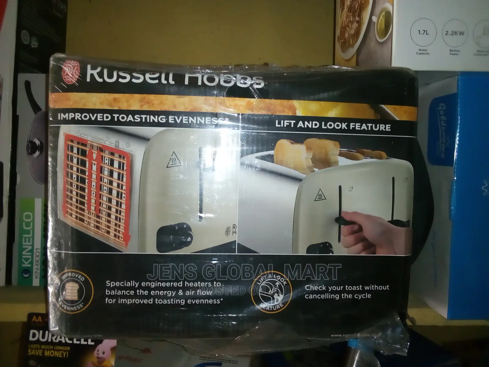 Rossell Hubbs 4 Face Pop Up Toaster