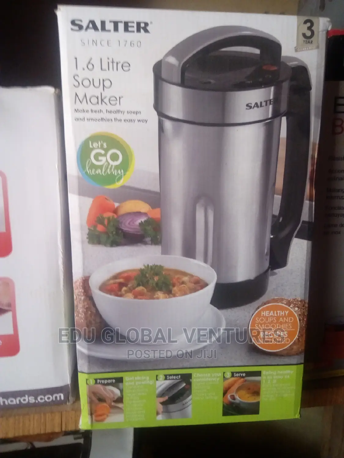 Salter Stainless Soup Maker, Smothie Maker.